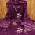 floral embroidered unstitched dress material
