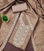 embroidered unstitched dress material