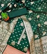 Art Silk Unstitched Dress Material