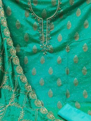 Printed Pure Cotton Unstitched Dress Material 3