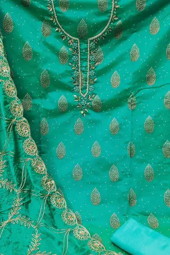 Printed Pure Cotton Unstitched Dress Material