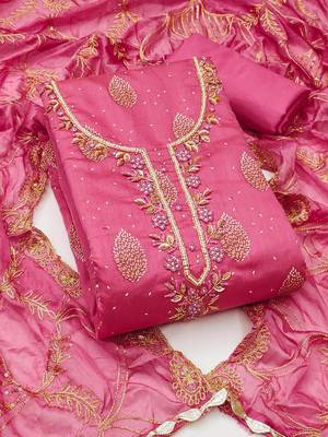 Printed Pure Cotton Unstitched Dress Material 1