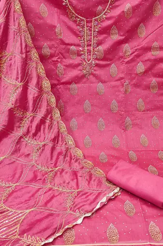 Printed Pure Cotton Unstitched Dress Material
