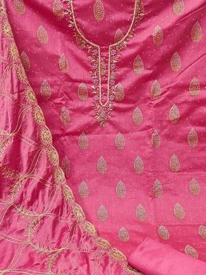 Printed Pure Cotton Unstitched Dress Material 3