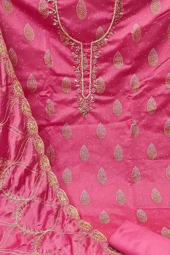 Printed Pure Cotton Unstitched Dress Material