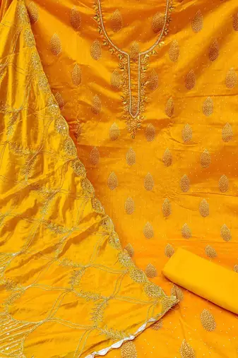 Printed Pure Cotton Unstitched Dress Material