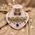 Imperial polish multi color sabyasachi inspired russian stone necklace set for festivities