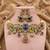 Regal masterpiece multi color sabyasachi inspired russian stone necklace set for special gatherings