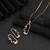 Eye catching multi color american diamond pendant set styled for special occasions