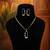 Eye catching multi color american diamond pendant set styled for special occasions