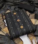 ethnic motifs woven design unstitched dress material