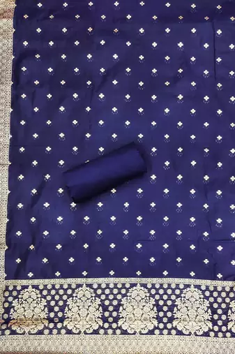 geometric woven design zari unstitched dress material
