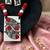 Classic crimson red color wooden handcraft necklace set perfect for traditional styling