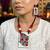 Classic crimson red color wooden handcraft necklace set perfect for traditional styling