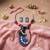 Ornate carved multi color wooden handcraft necklace set ideal for festive events