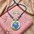Ocean royal blue color wooden handcraft necklace set tailored for casual outfits