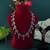 Vibrant cultural color meena work oxidised necklace set styled for festival occasions