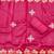 printed organza unstitched dress material