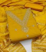 embroidered unstitched dress material