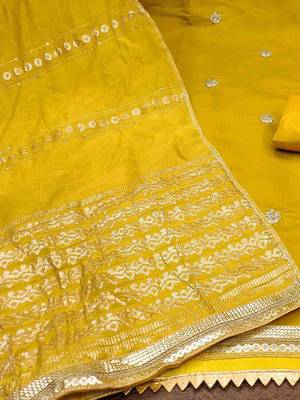 embroidered unstitched dress material 5