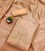 ethnic motifs woven design sequinned jacquard modal unstitched dress material