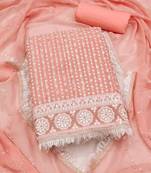 embellished embroidered unstitched dress material