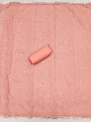 embellished embroidered unstitched dress material 4