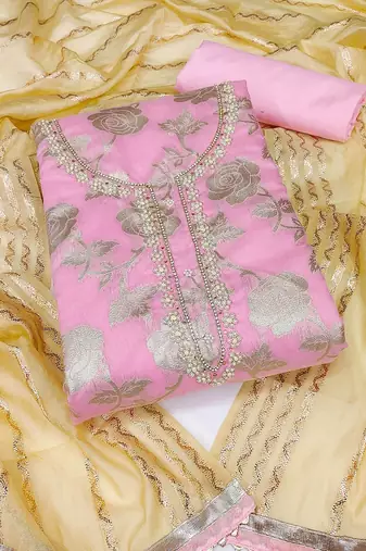 unstitched dress material