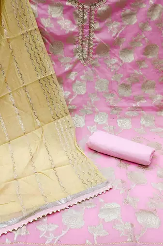 unstitched dress material
