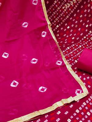 embroidered beads & stoned unstitched dress material 5