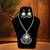 Fine polish silver color oxidised necklace set tailored for evening festive functions