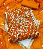 embroidered unstitched dress material