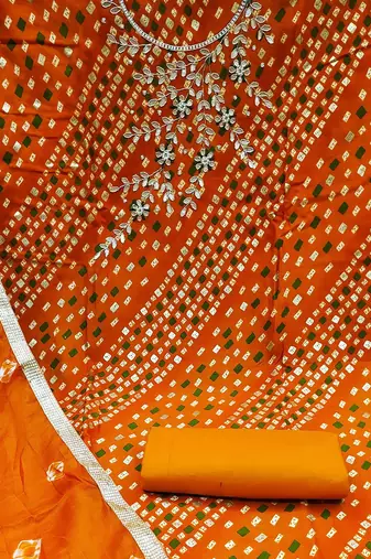 embroidered unstitched dress material