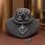 Stylish two tone color dual tone oxidised necklace set for cultural partywear