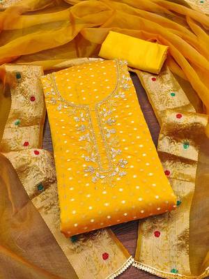 ethnic motifs woven design cotton unstitched dress material 2