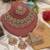 Charming baby light pink color kundan necklace set created for festive celebrations