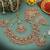 Charming baby light pink color kundan necklace set created for festive celebrations