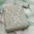 Floral Embellished Beads Deatiled Unstitched Dress Material