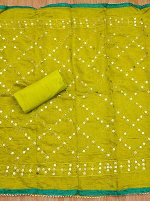 Ethnic Motifs Embroidered Unstitched Dress Material 4