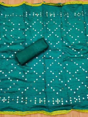 Ethnic Motifs Embroidered Unstitched Dress Material 4