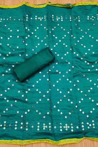 Ethnic Motifs Embroidered Unstitched Dress Material