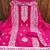 Embroidered Art Silk Unstitched Dress Material