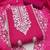 Embroidered Art Silk Unstitched Dress Material