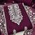 Embroidered Chanderi Silk Unstitched Dress Material