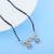 Sparkling diamond silver color american diamond mangalsutra styled for daily use