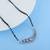 Fine polish silver color american diamond mangalsutra ideal for minimalist styling