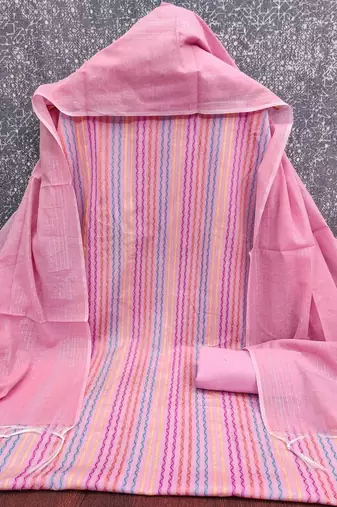 Printed Pure Cotton Unstitched Dress Material