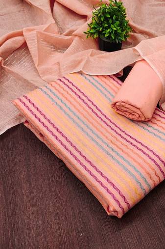 Printed Pure Cotton Unstitched Dress Material