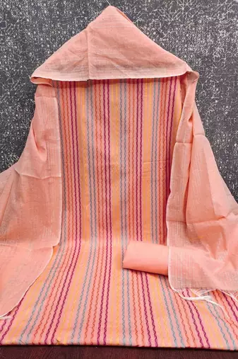 Printed Pure Cotton Unstitched Dress Material