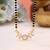 Classic fine gold color american diamond mangalsutra for traditional daily indian wear